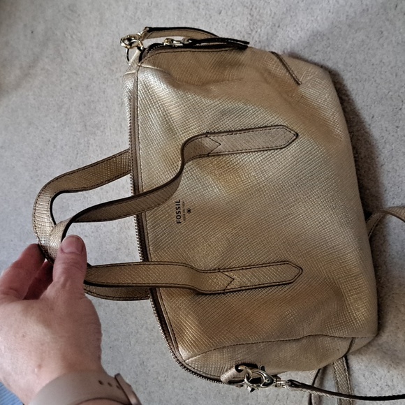 Fossil Gold Leather bag - Picture 2 of 7